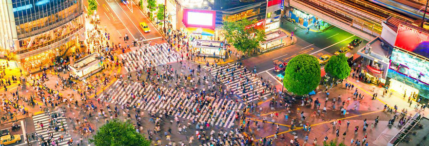 quartier de Shinjuku et shibuya